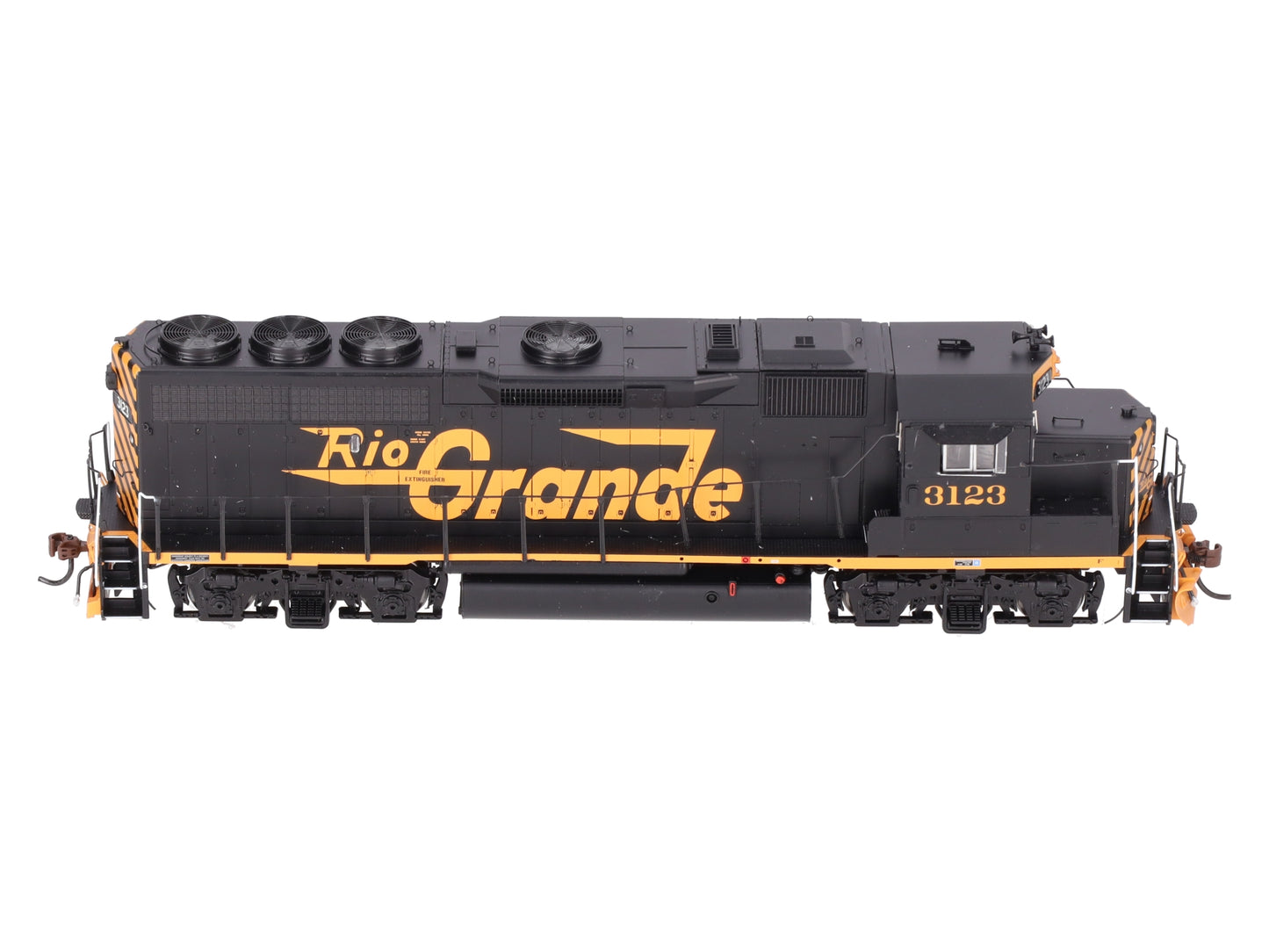 Athearn G40847 HO Rio Grande GP40-2 Diesel Locomotive w/DCC & Sound #3123 EX/Box