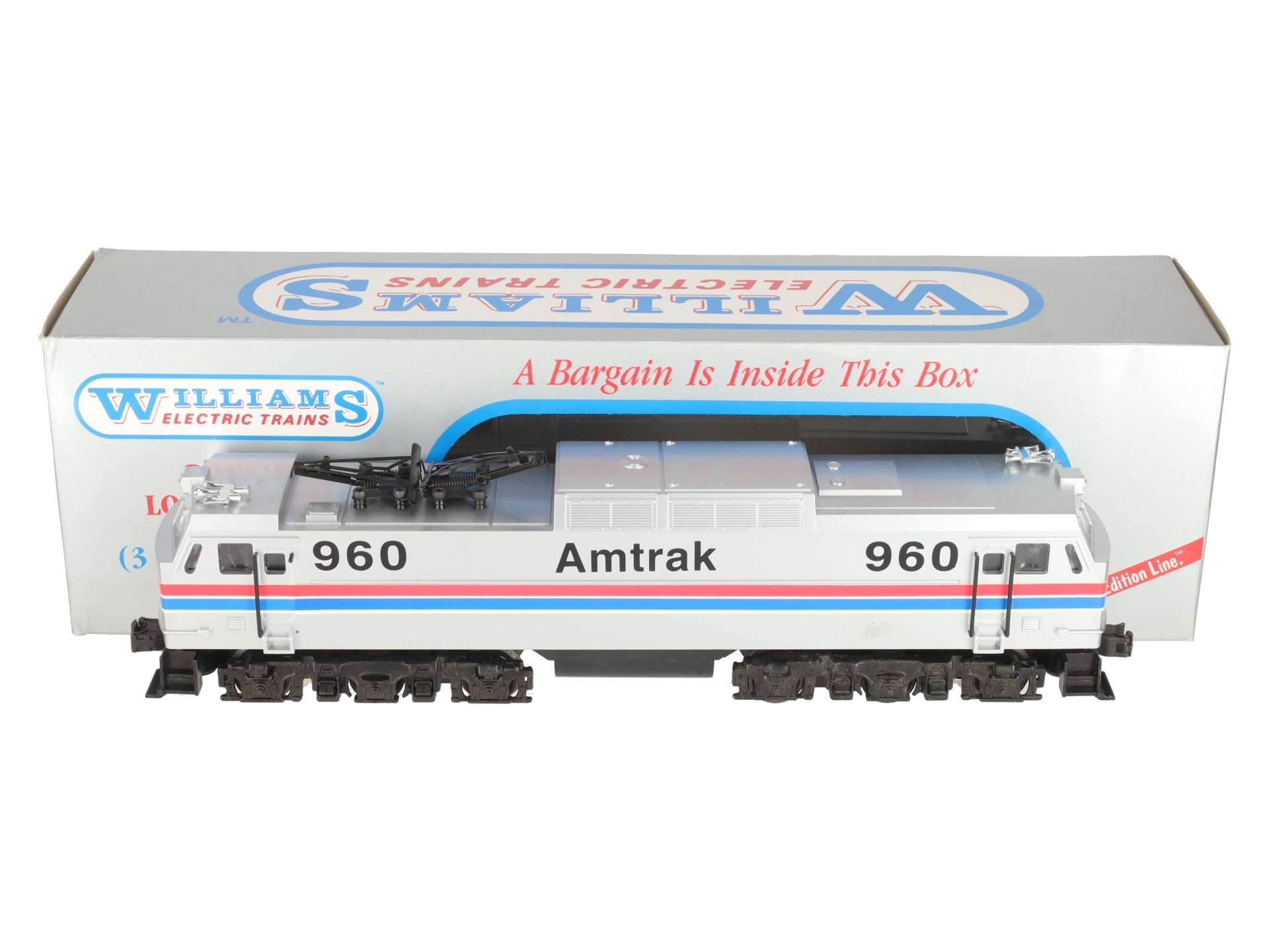 Williams E-60-03 O Gauge Amtrak GE-E60 Electric Locomotive #960 EX/Box