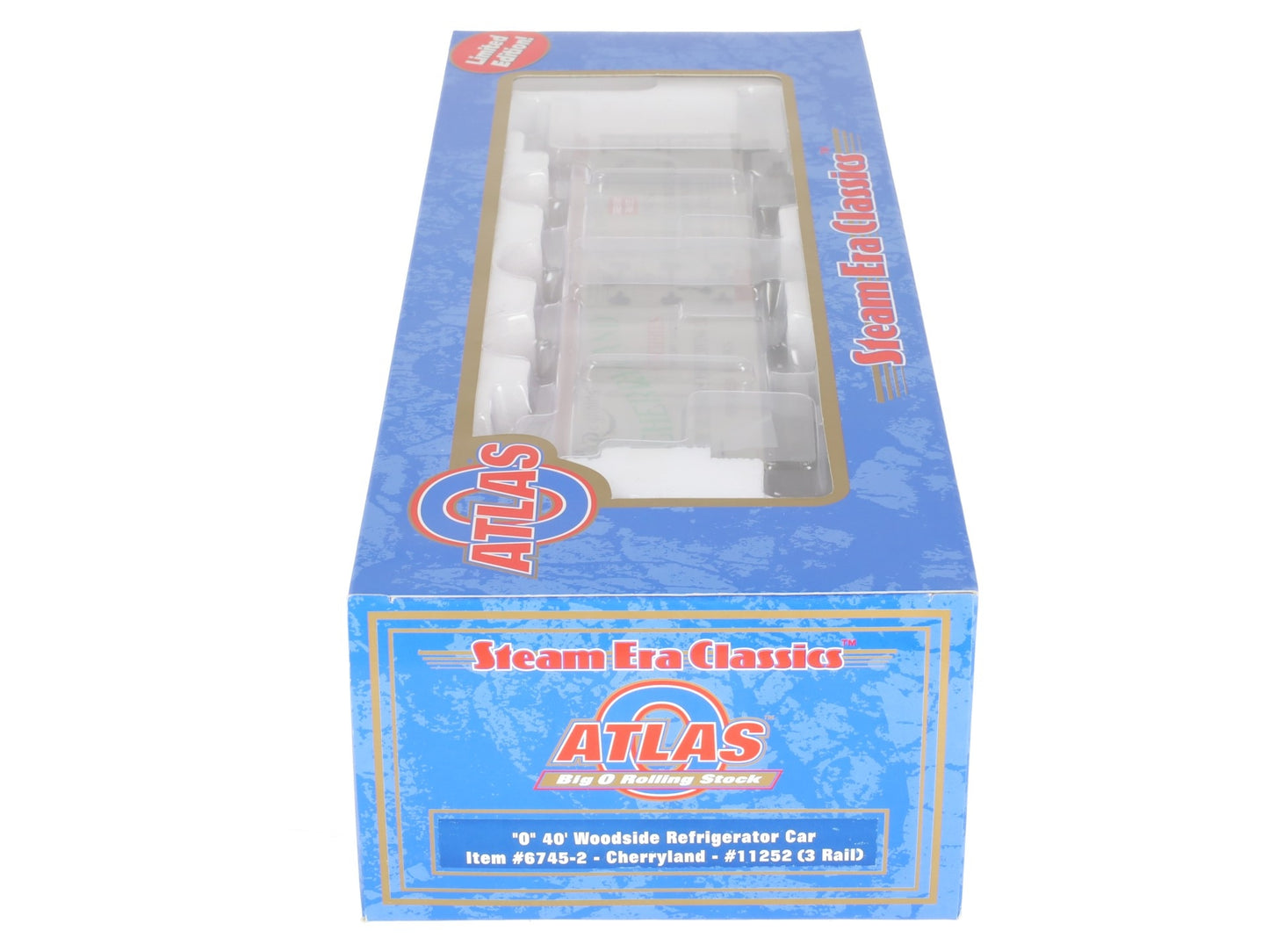 Atlas 6745-2 O Gauge Cherryland Reefer Car #11252 (3 Rail) NIB