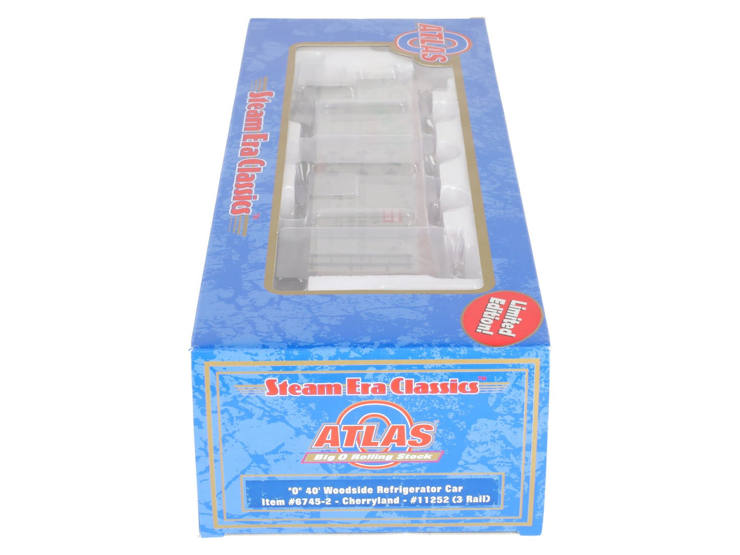 Atlas 6745-2 O Gauge Cherryland Reefer Car #11252 (3 Rail) NIB