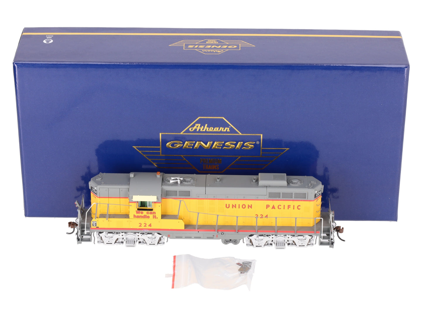Athearn G64246 HO Union Pacific GP9 Diesel Locomotive with DCC & Sound #224 EX/Box