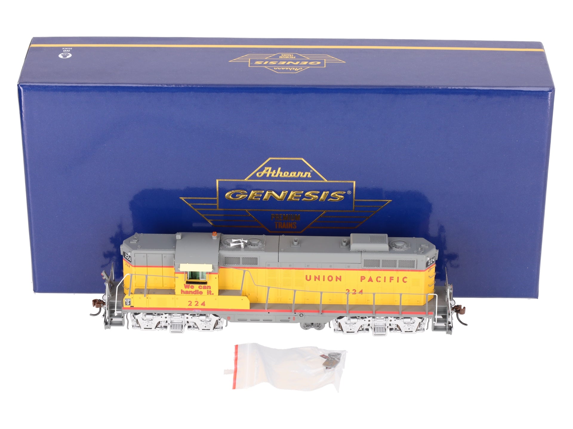 Athearn G64246 HO Union Pacific GP9 Diesel Locomotive with DCC & Sound #224 EX/Box
