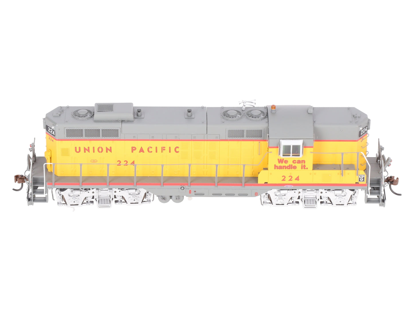 Athearn G64246 HO Union Pacific GP9 Diesel Locomotive with DCC & Sound #224 EX/Box
