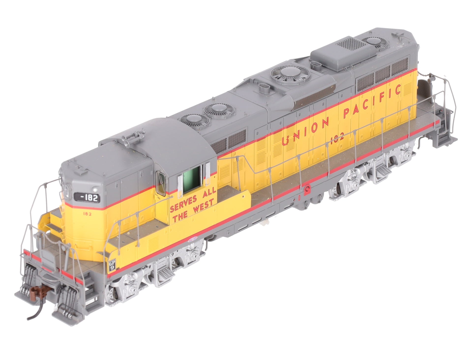 Athearn G62626 HO Union Pacific GP9 Diesel Locomotive with DCC & Sound #182 EX/Box