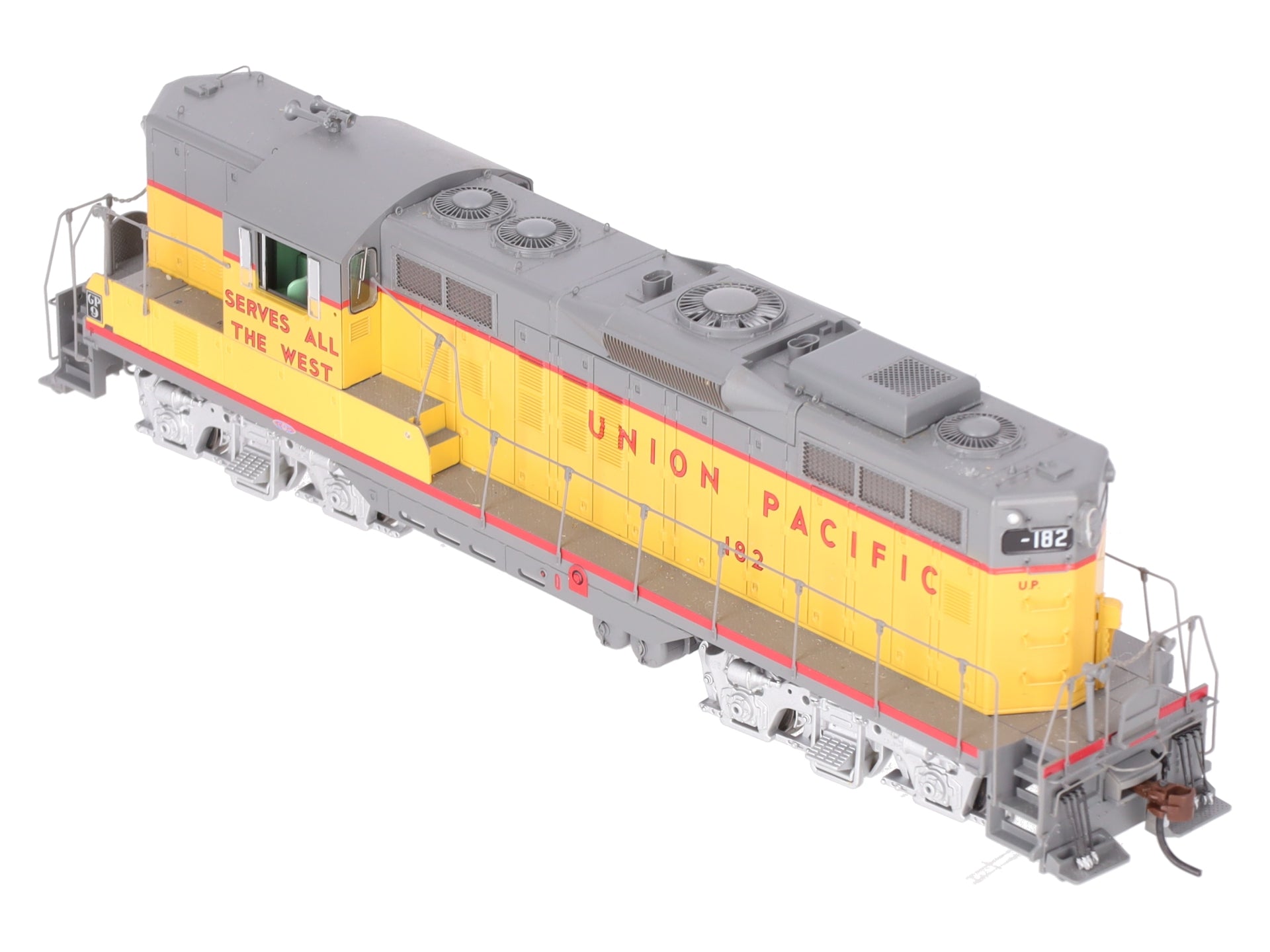 Athearn G62626 HO Union Pacific GP9 Diesel Locomotive with DCC & Sound #182 EX/Box