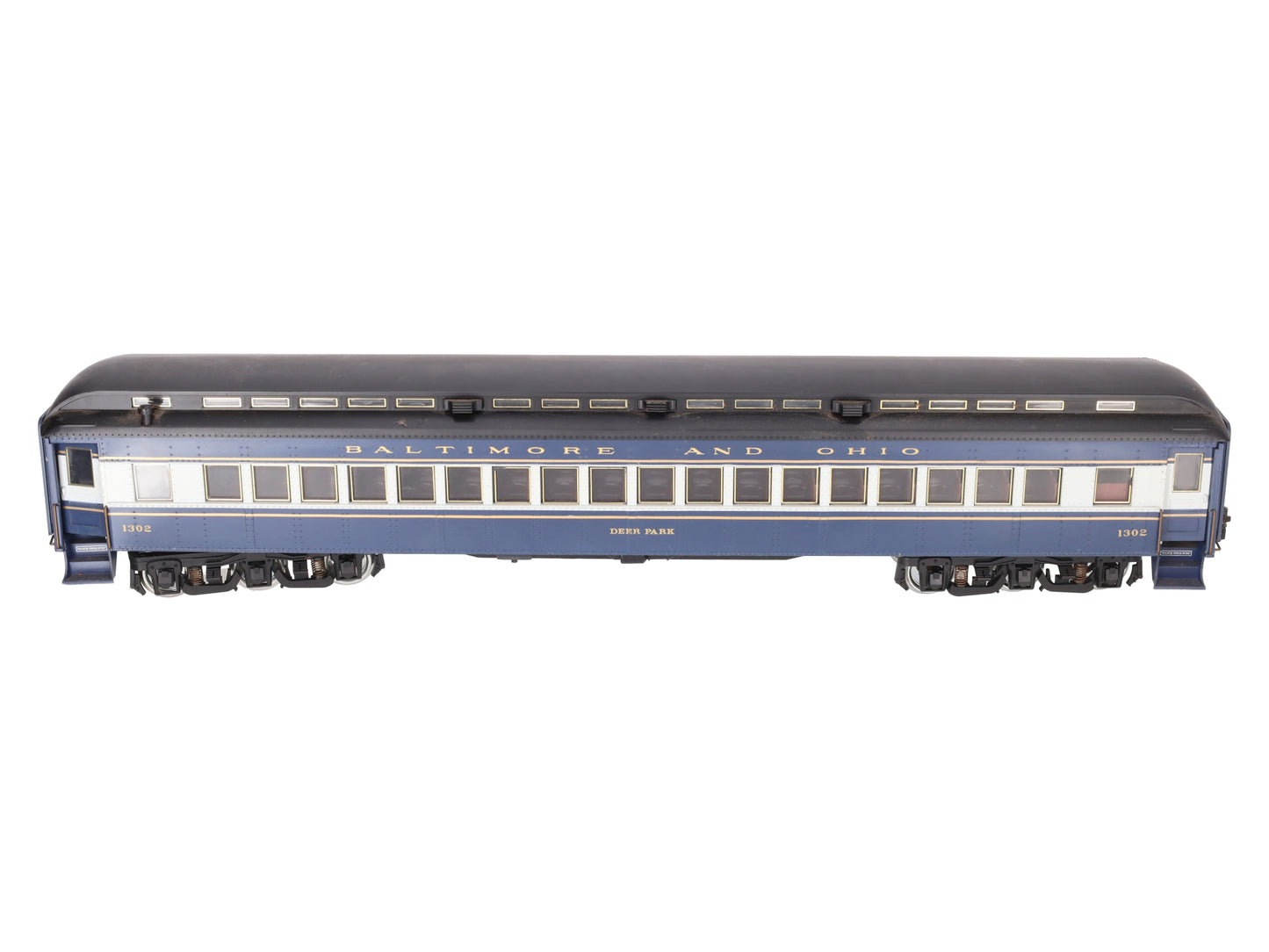 Aristo-Craft 31302 B&O "Deer Park" Heavyweight Coach Car (Metal Wheels) VG