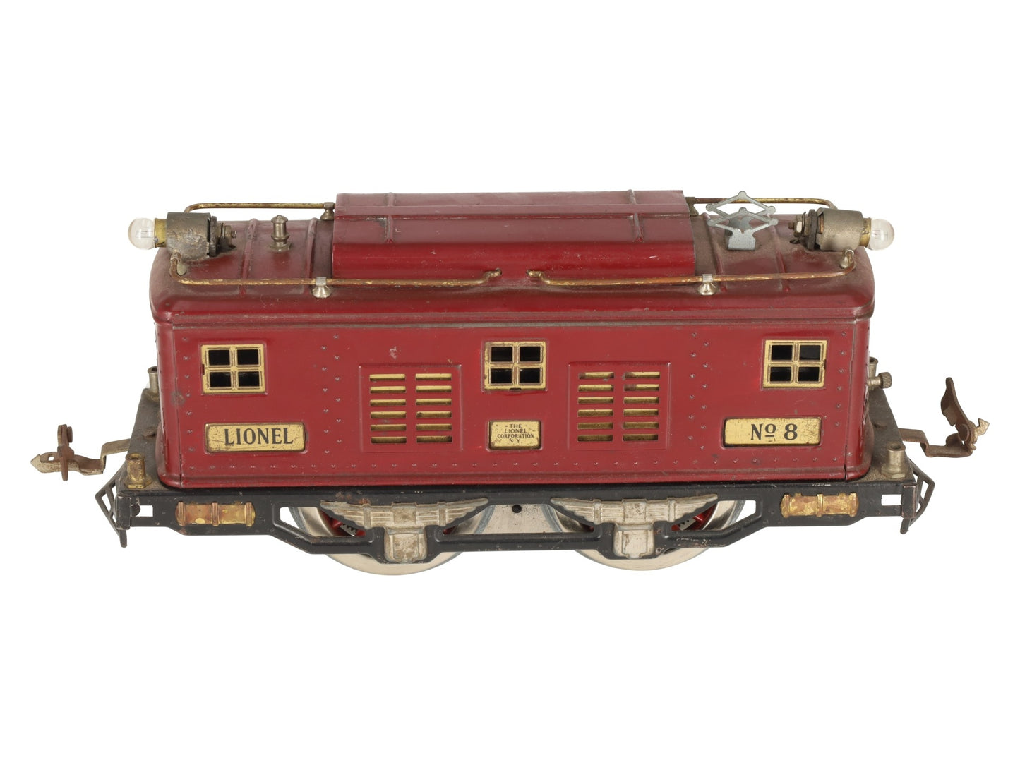Lionel 8 Vintage Standard Gauge Prewar 0-4-0 Powered Electric Locomotive VG
