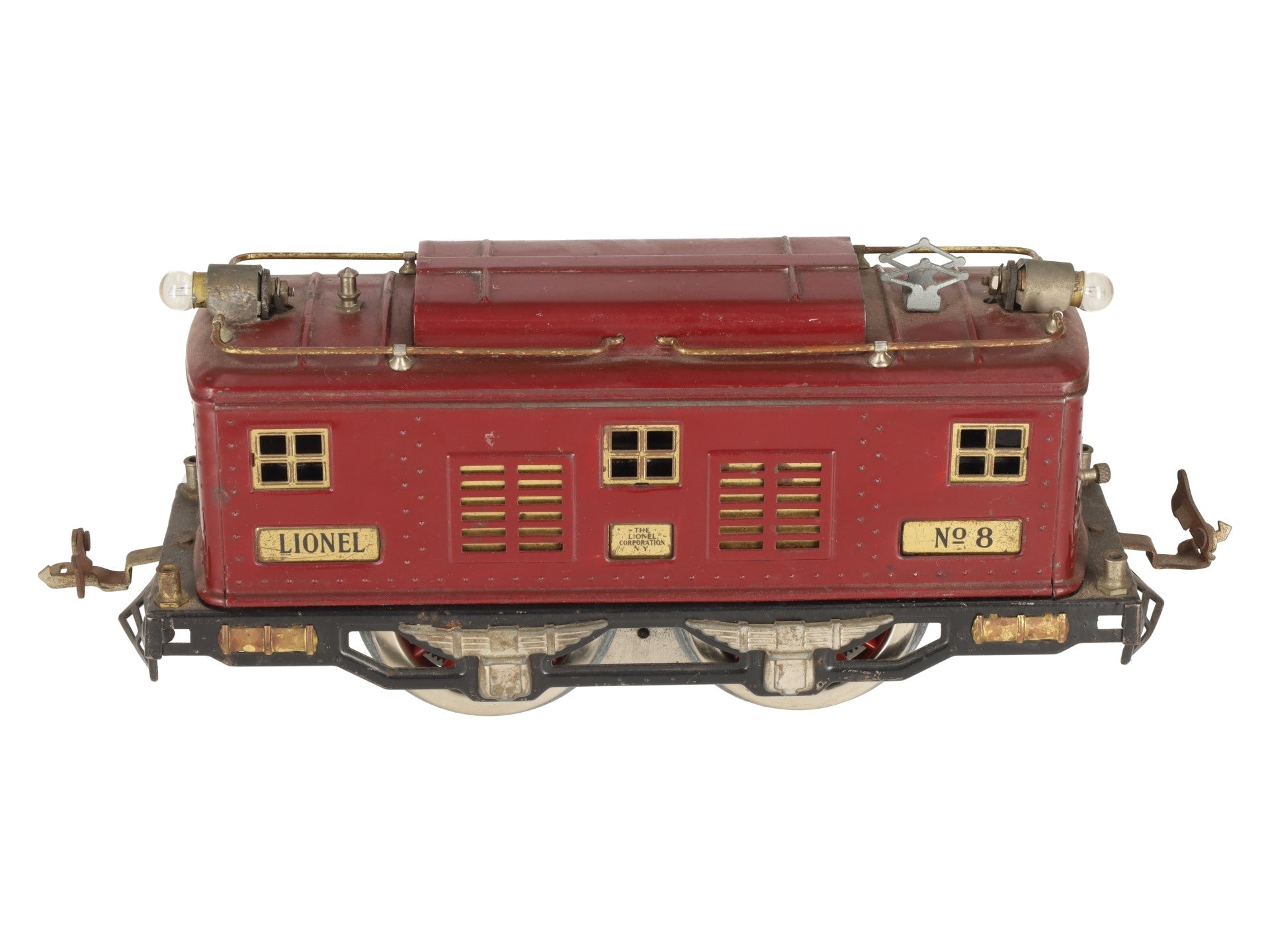 Lionel 8 Vintage Standard Gauge Prewar 0-4-0 Powered Electric Locomotive VG