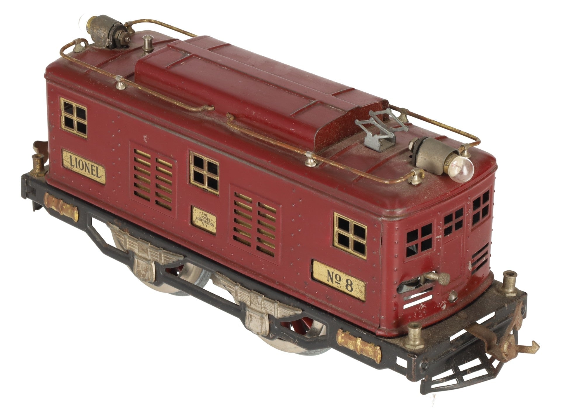 Lionel 8 Vintage Standard Gauge Prewar 0-4-0 Powered Electric Locomotive VG