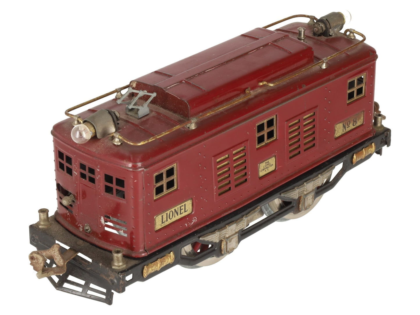 Lionel 8 Vintage Standard Gauge Prewar 0-4-0 Powered Electric Locomotive VG