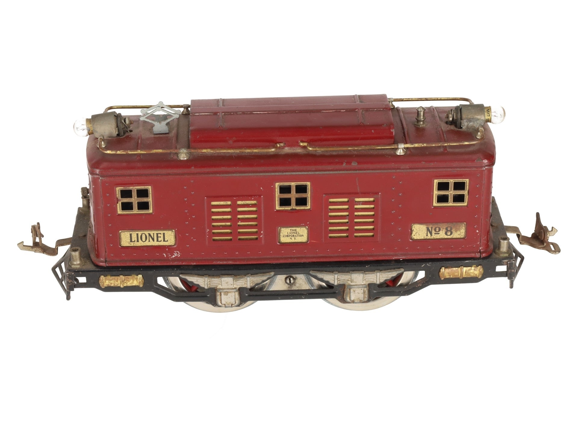 Lionel 8 Vintage Standard Gauge Prewar 0-4-0 Powered Electric Locomotive VG