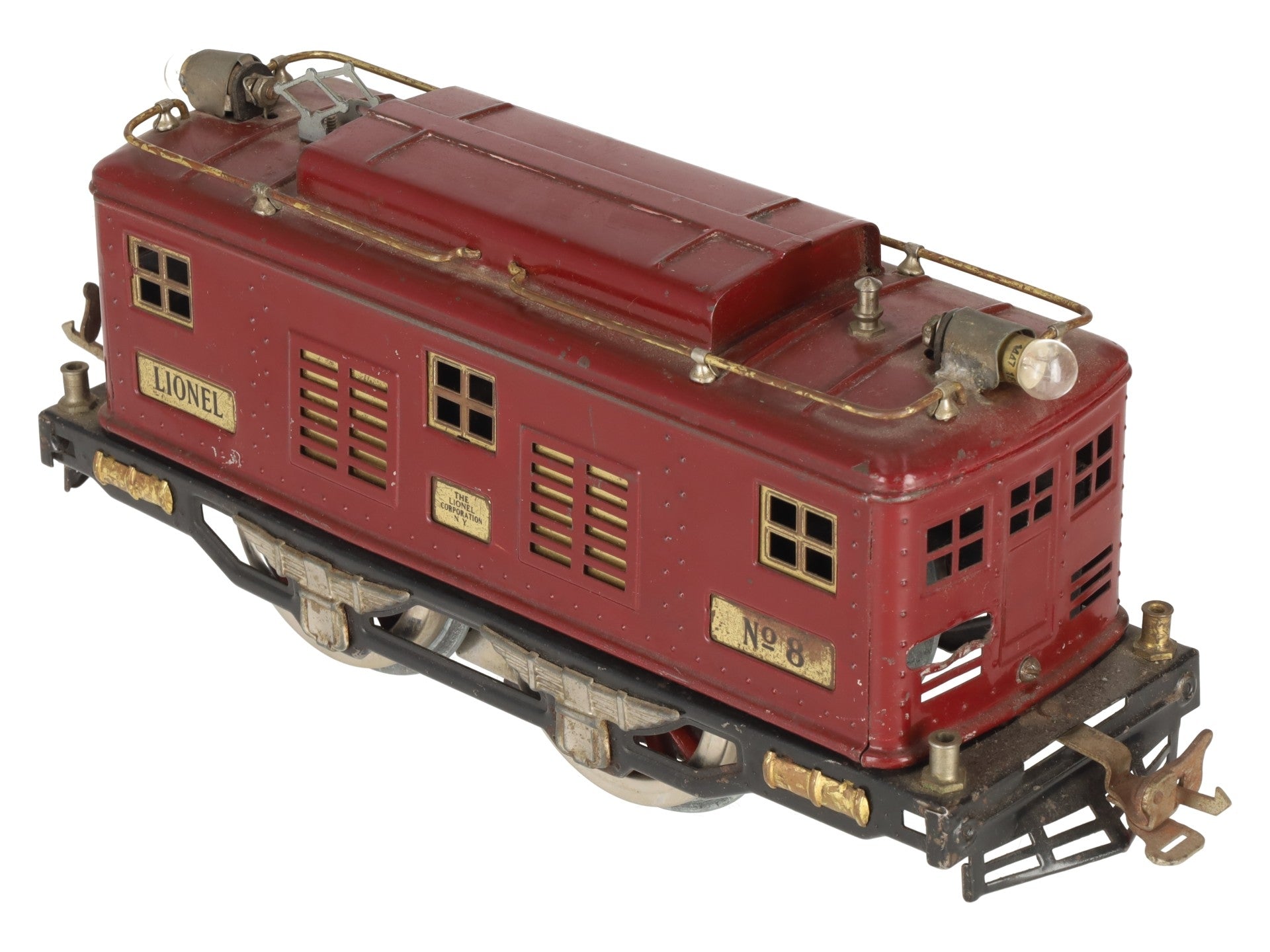 Lionel 8 Vintage Standard Gauge Prewar 0-4-0 Powered Electric Locomotive VG
