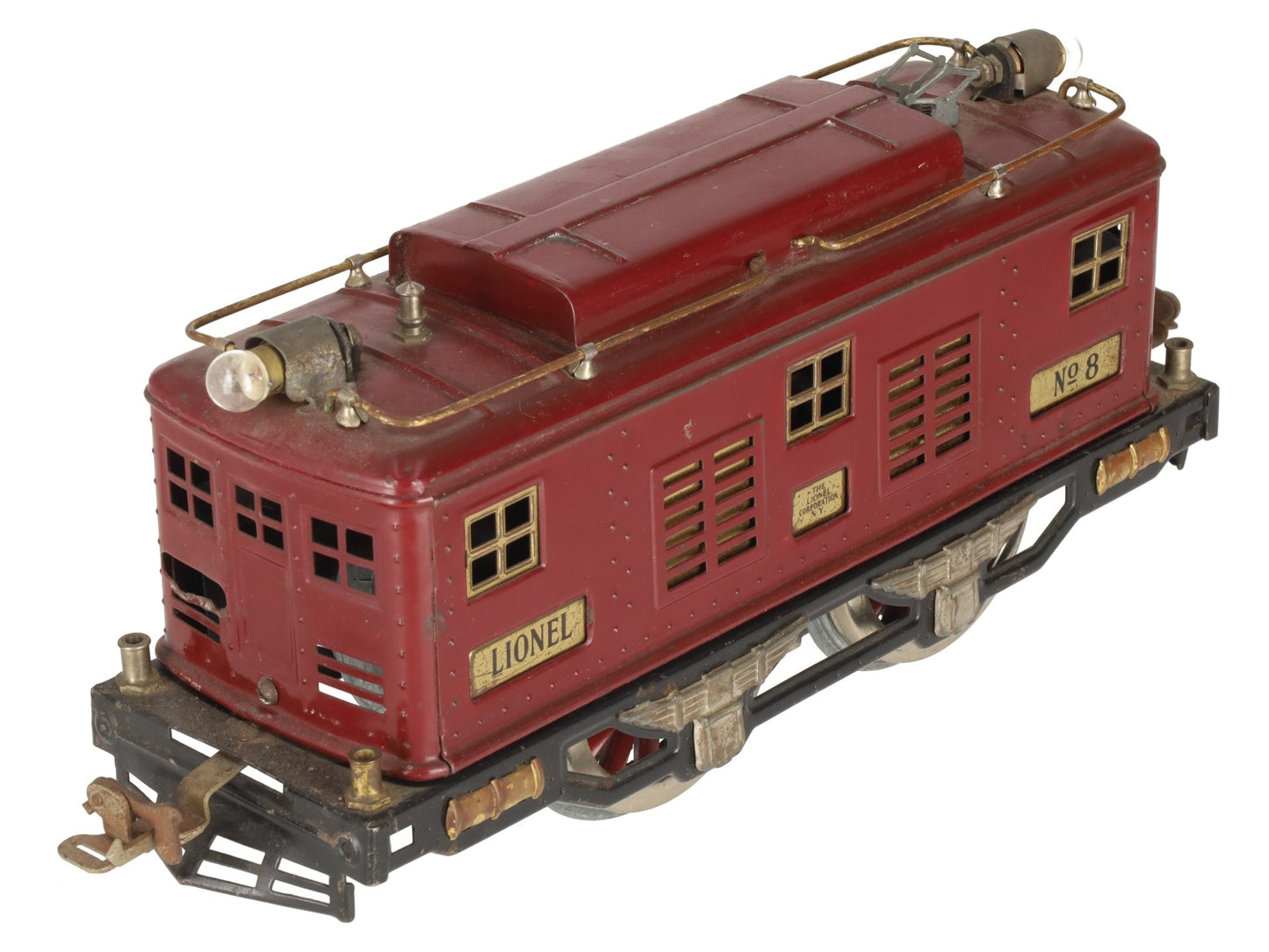Lionel 8 Vintage Standard Gauge Prewar 0-4-0 Powered Electric Locomotive VG