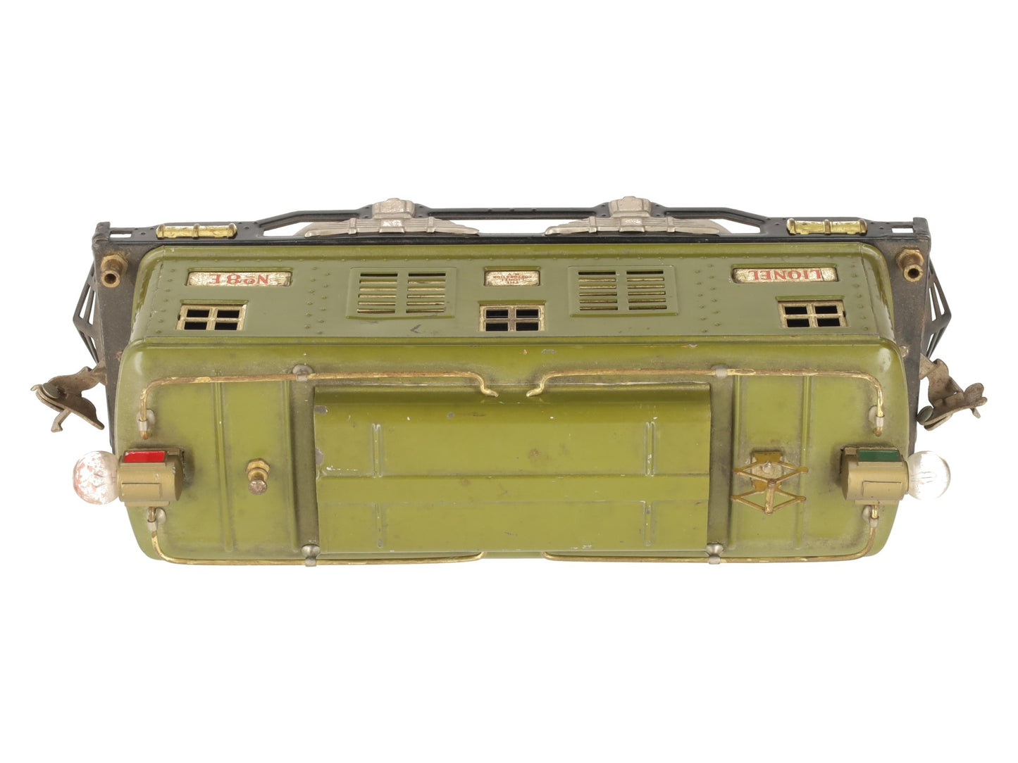 Lionel 8E Vintage Standard Gauge Olive 0-4-0 Powered Electric Locomotive #8E VG