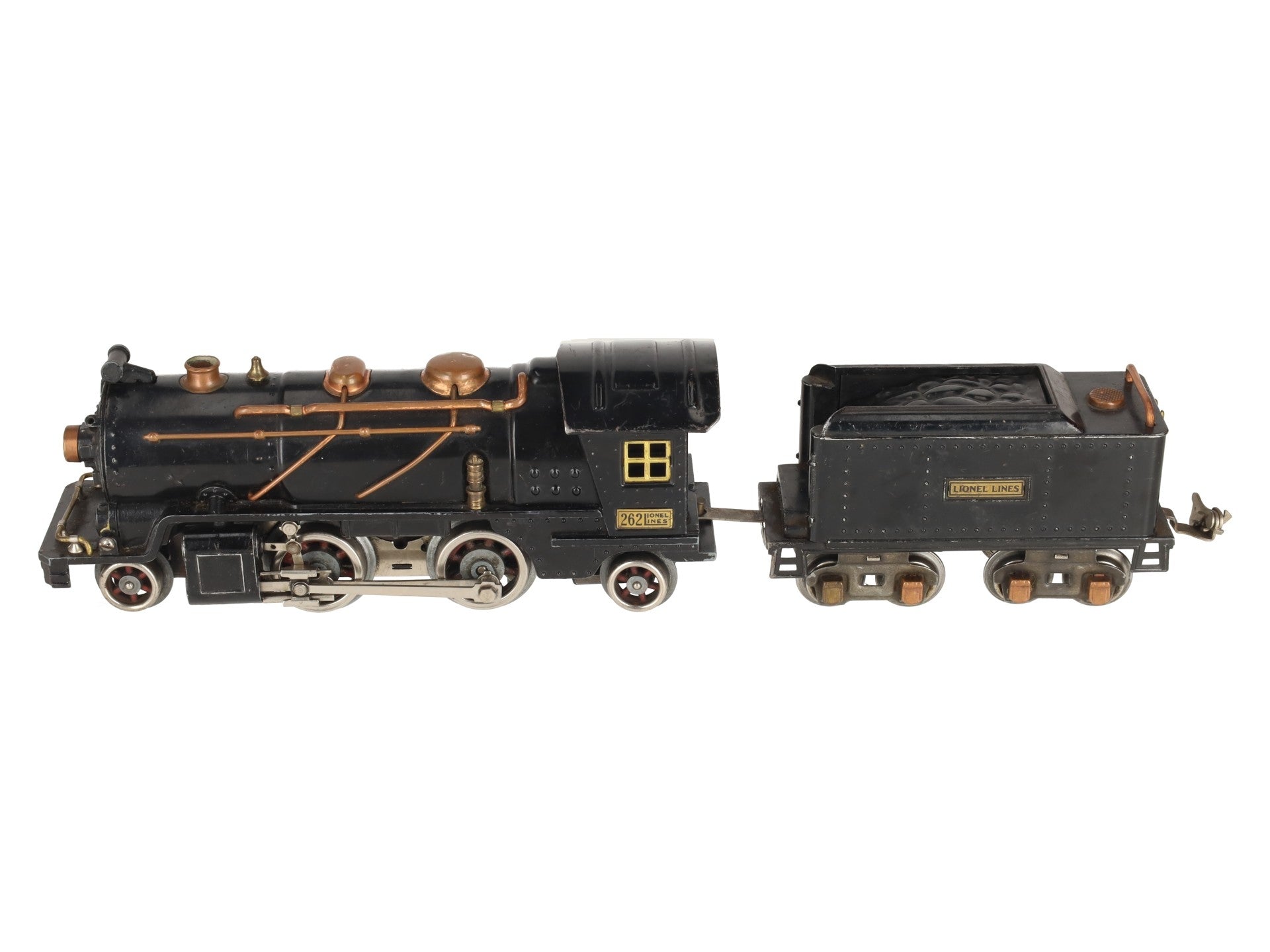 Lionel 262 Vintage O Prewar 2-4-2 Steam Locomotive & Tender VG