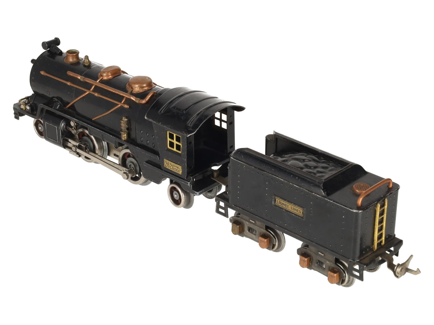 Lionel 262 Vintage O Prewar 2-4-2 Steam Locomotive & Tender VG