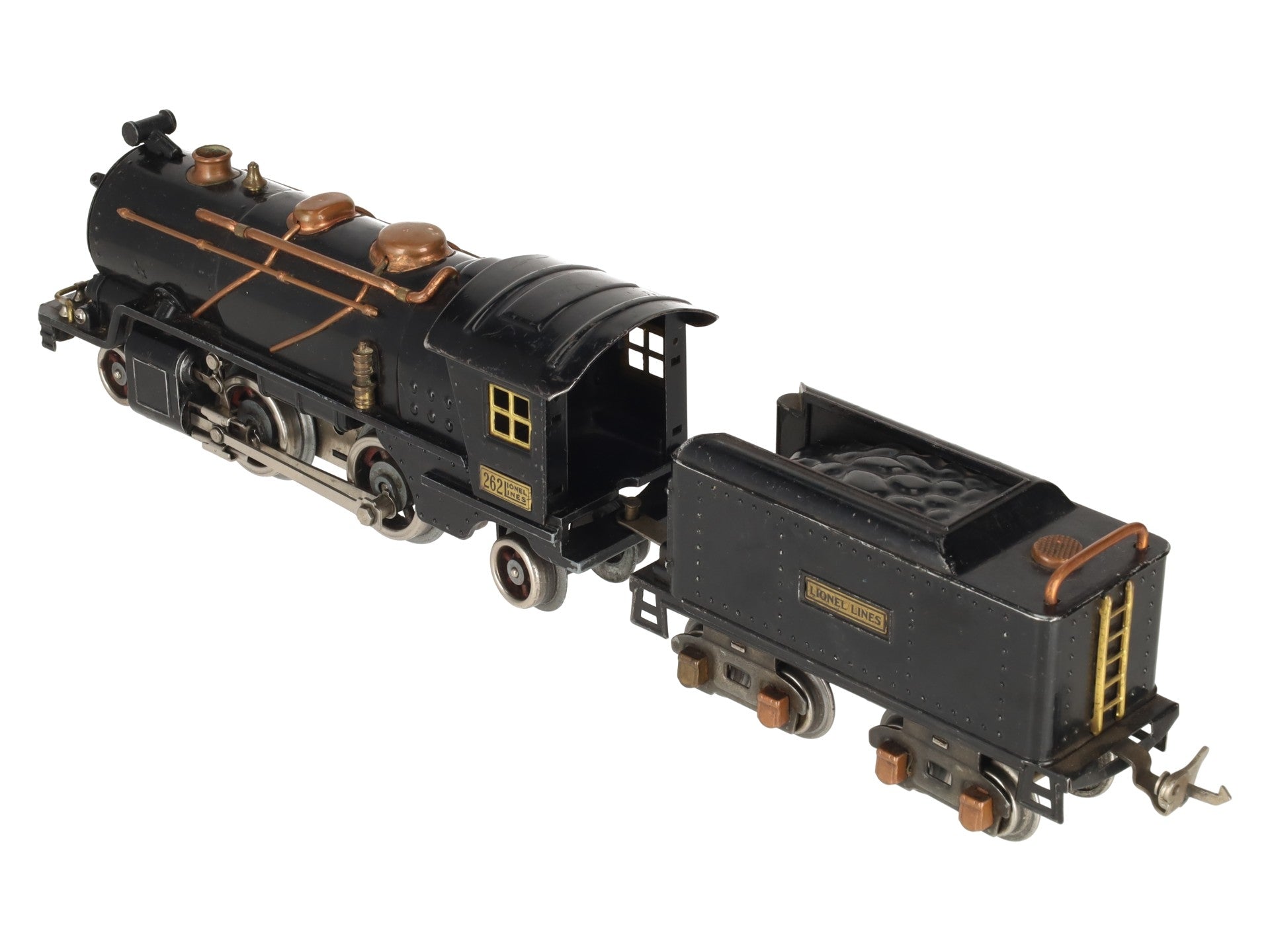 Lionel 262 Vintage O Prewar 2-4-2 Steam Locomotive & Tender VG