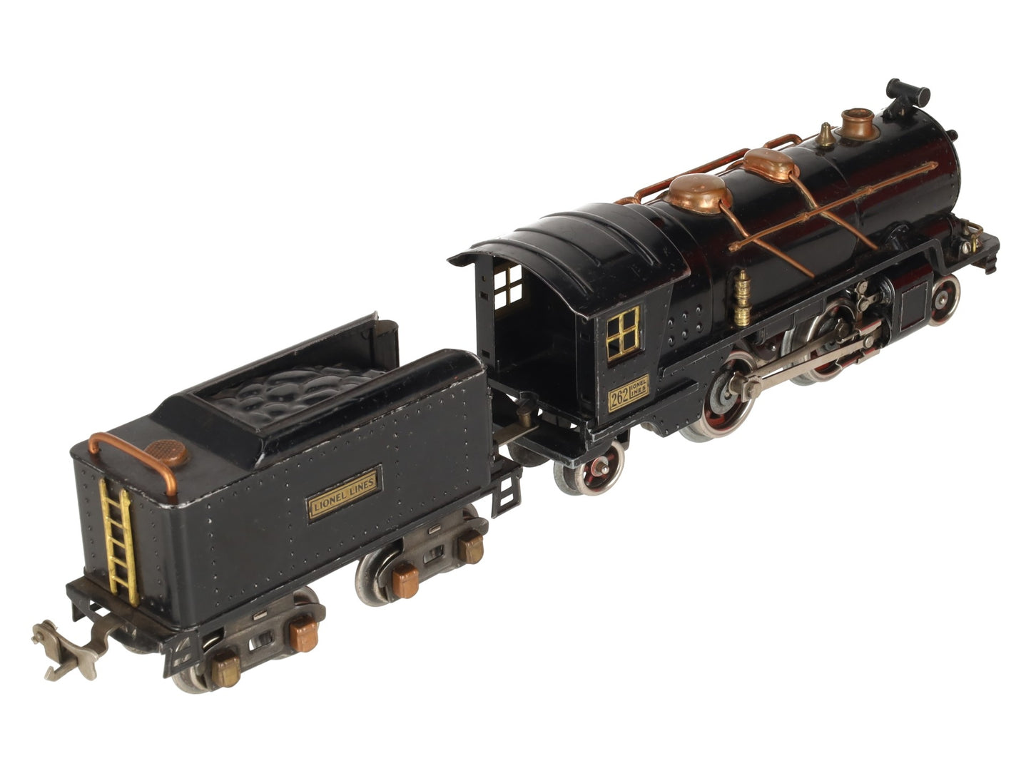 Lionel 262 Vintage O Prewar 2-4-2 Steam Locomotive & Tender VG