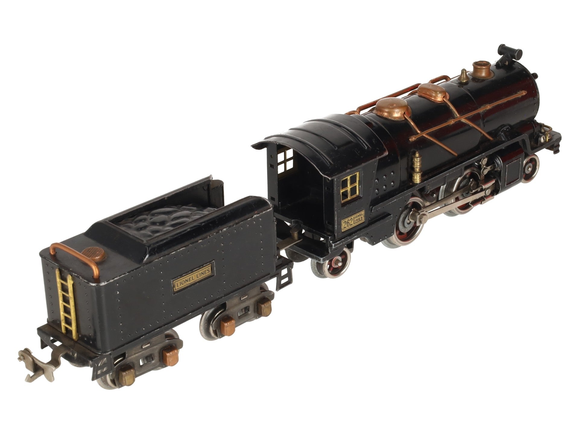 Lionel 262 Vintage O Prewar 2-4-2 Steam Locomotive & Tender VG