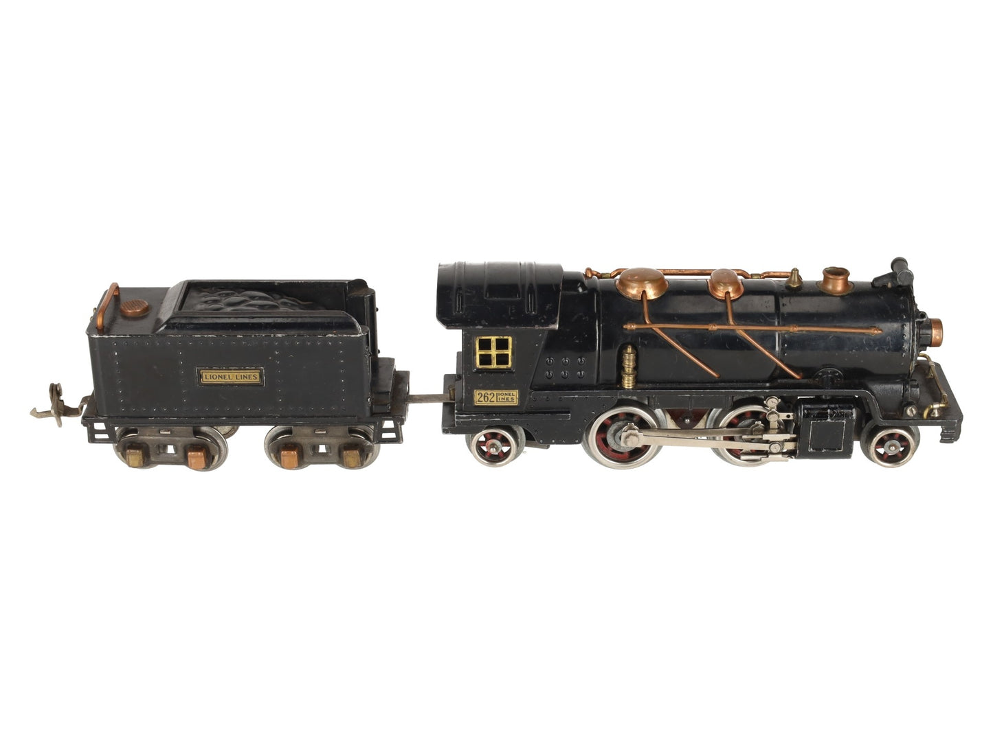 Lionel 262 Vintage O Prewar 2-4-2 Steam Locomotive & Tender VG