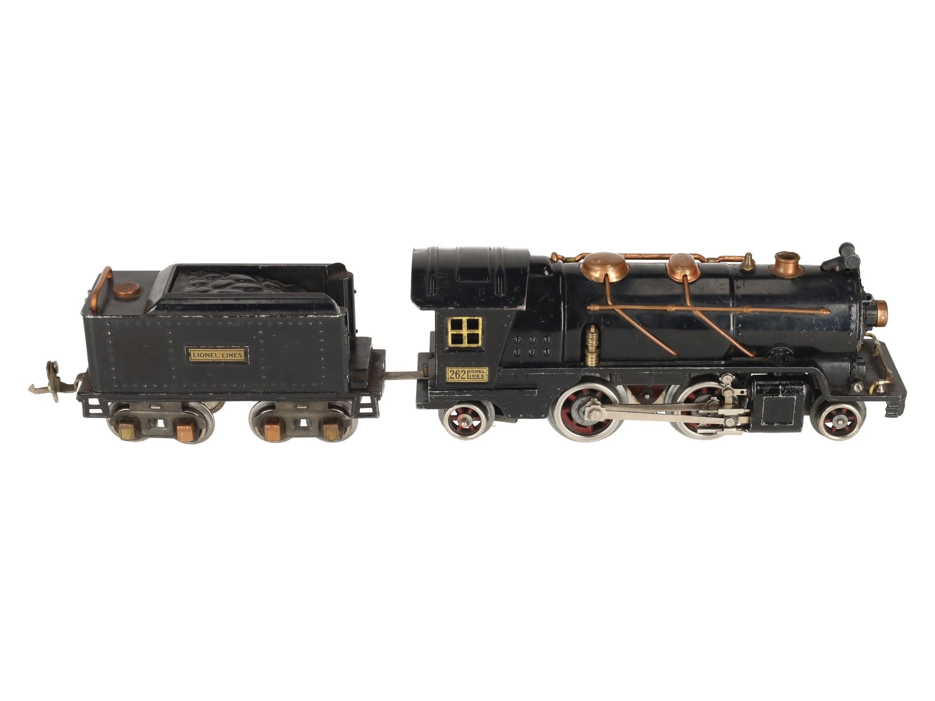 Lionel 262 Vintage O Prewar 2-4-2 Steam Locomotive & Tender VG