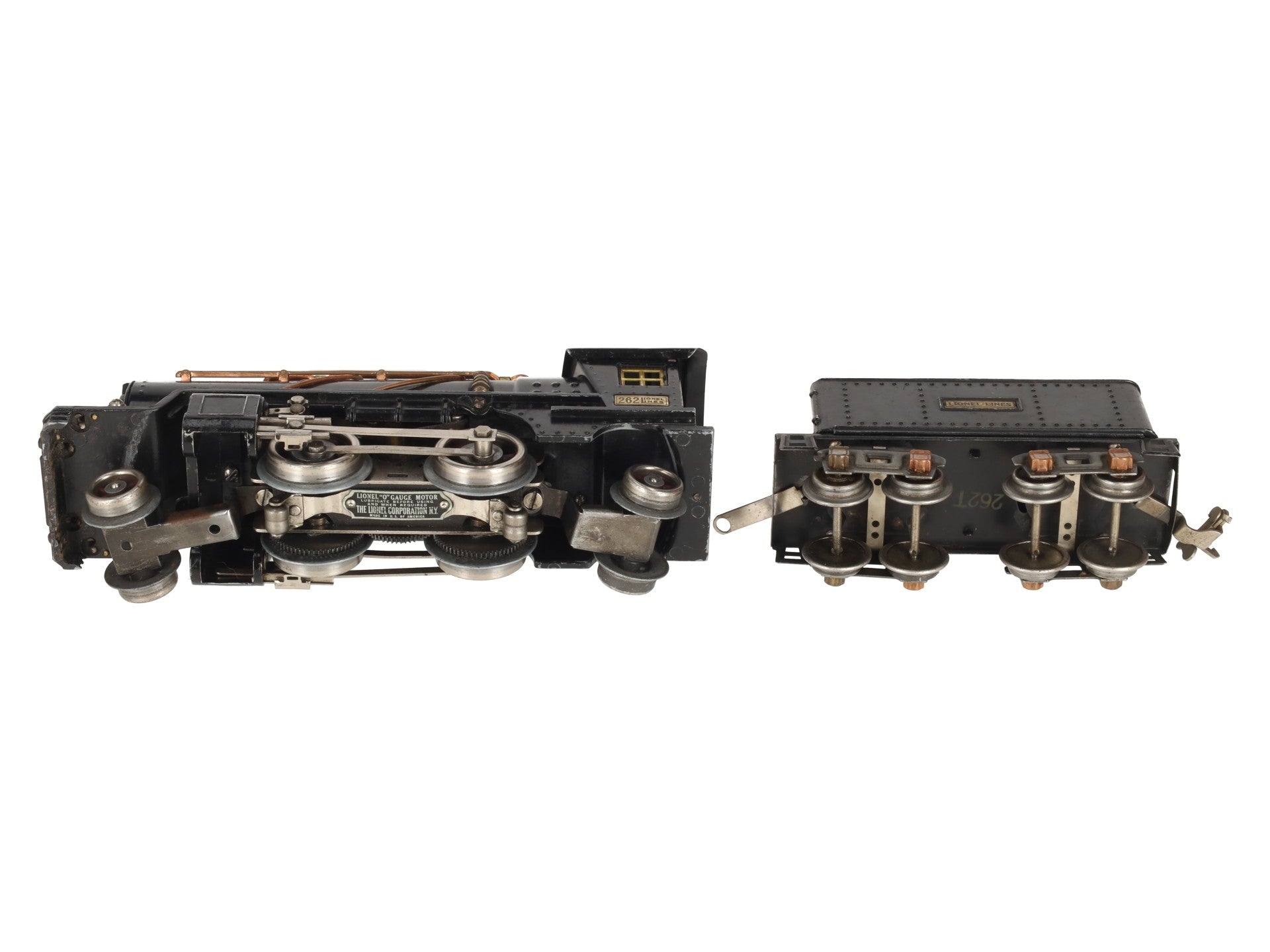 Lionel 262 Vintage O Prewar 2-4-2 Steam Locomotive & Tender VG