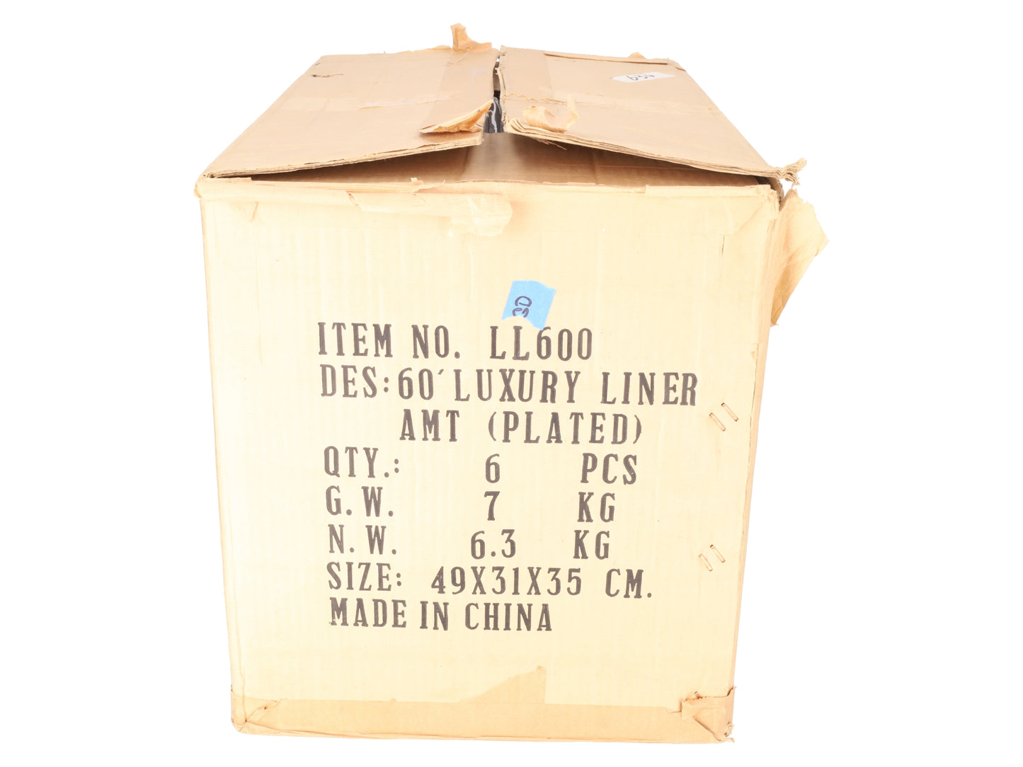 Williams LL600 O Gauge Amtrak  Plated 60' Luxury Liner 6-Car Passenger Set EX/Box
