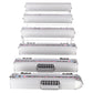 Williams LL600 O Gauge Amtrak  Plated 60' Luxury Liner 6-Car Passenger Set EX/Box