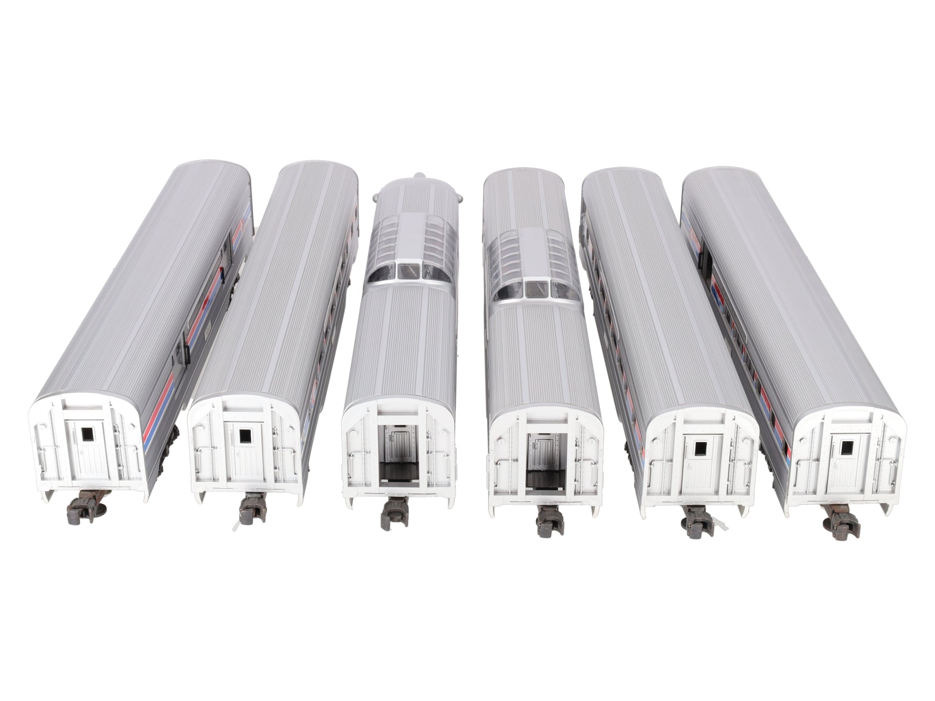 Williams LL600 O Gauge Amtrak  Plated 60' Luxury Liner 6-Car Passenger Set EX/Box