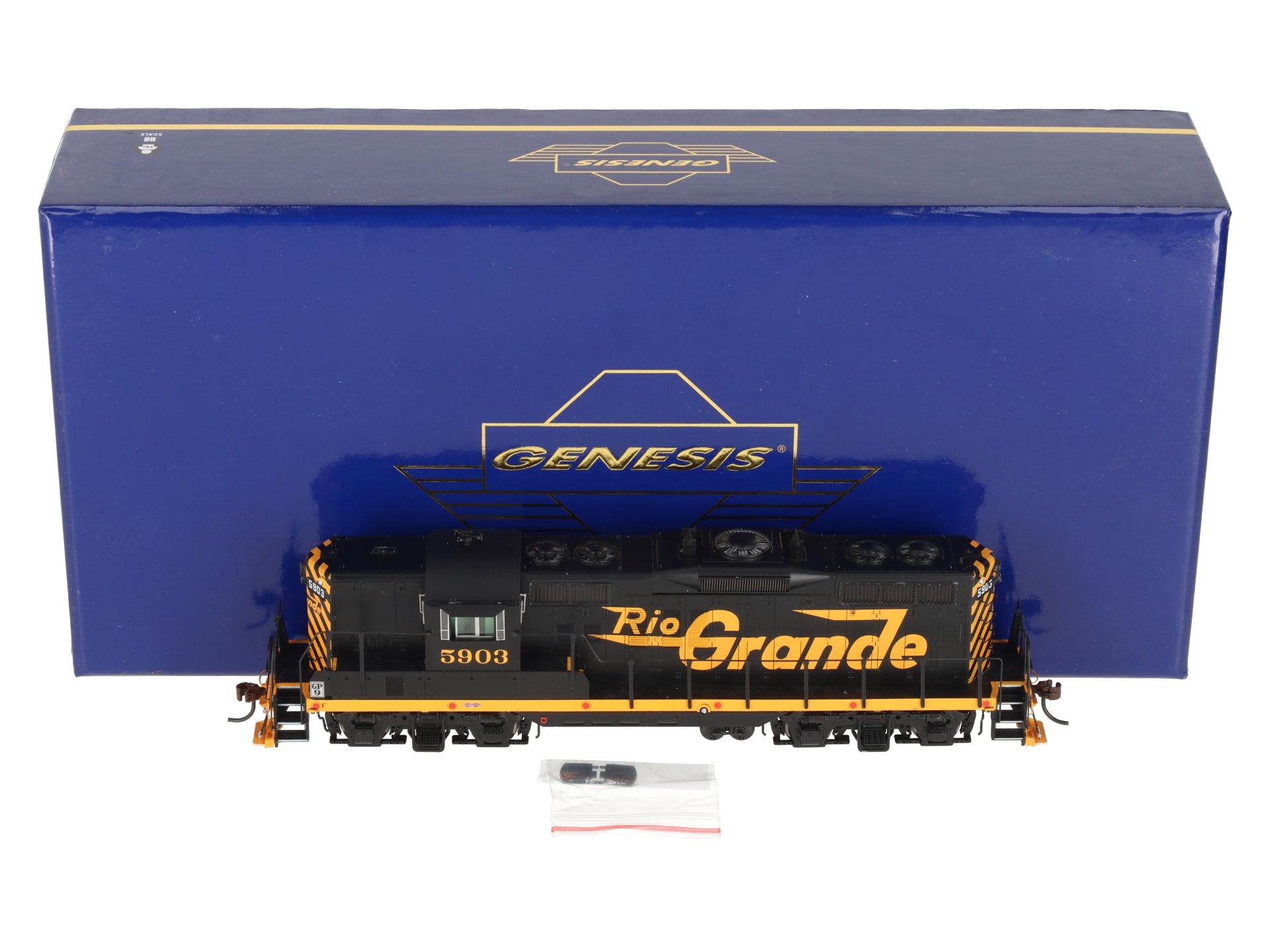 Athearn G62462 HO Scale Rio Grande  GP9- Phase II Diesel Locomotive #5903 EX/Box