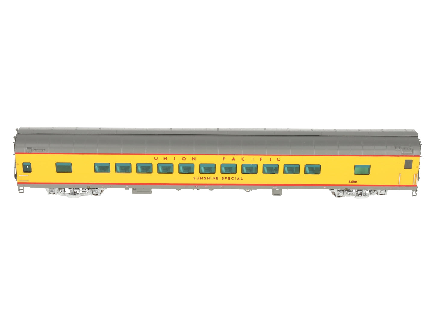 Overland 3436.1 HO Scale BRASS UP 'Sunshine Special' Coach Car #5480- F/P LN/Box