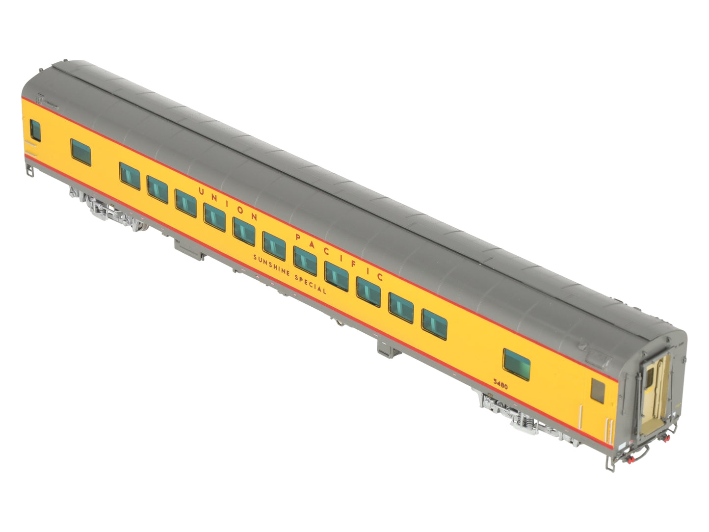 Overland 3436.1 HO Scale BRASS UP 'Sunshine Special' Coach Car #5480- F/P LN/Box