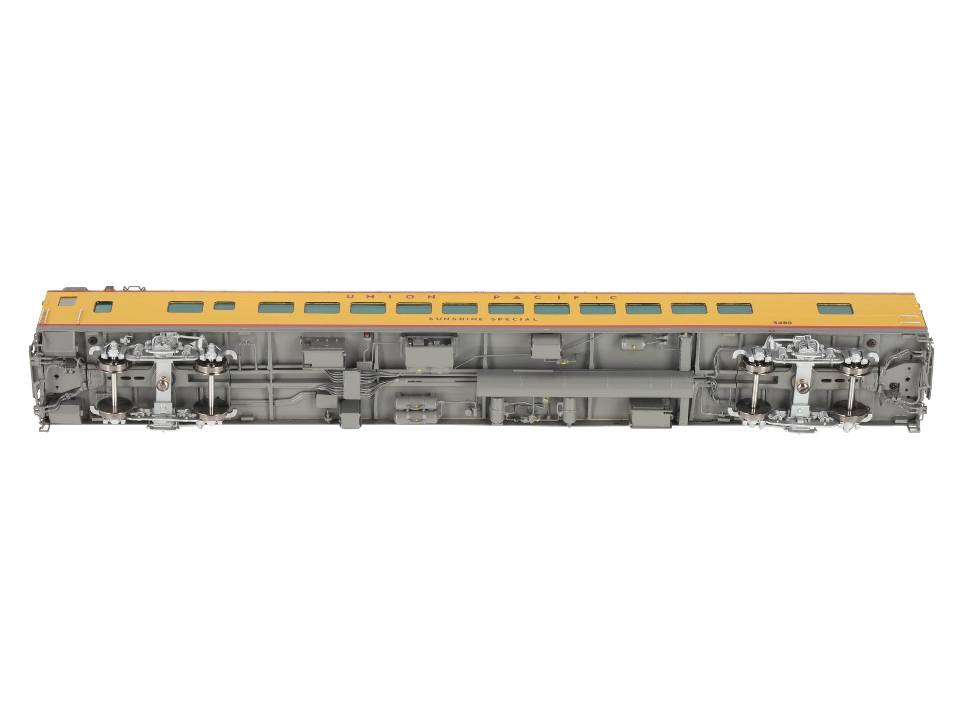 Overland 3436.1 HO Scale BRASS UP 'Sunshine Special' Coach Car #5480- F/P LN/Box