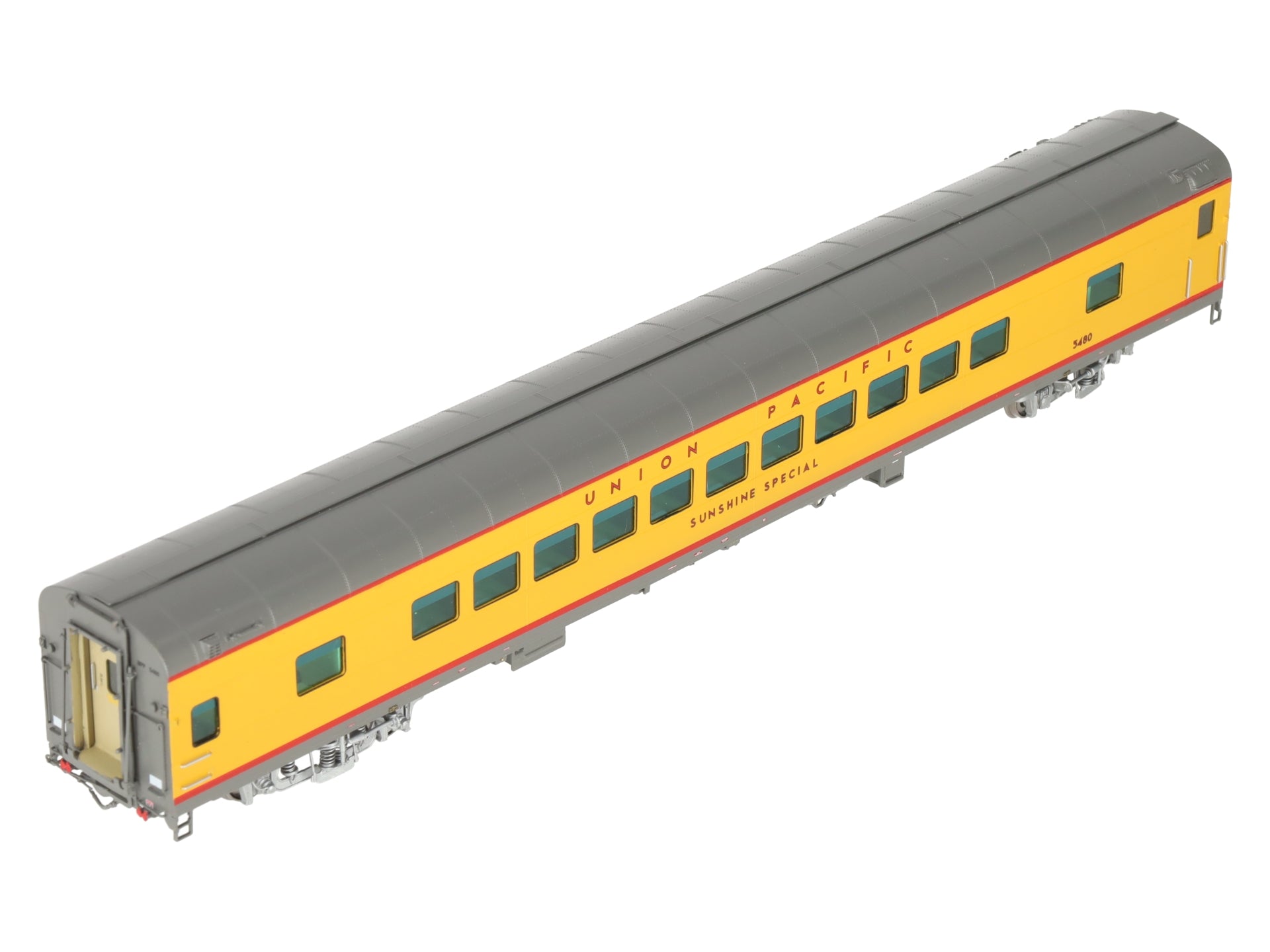 Overland 3436.1 HO Scale BRASS UP 'Sunshine Special' Coach Car #5480- F/P LN/Box