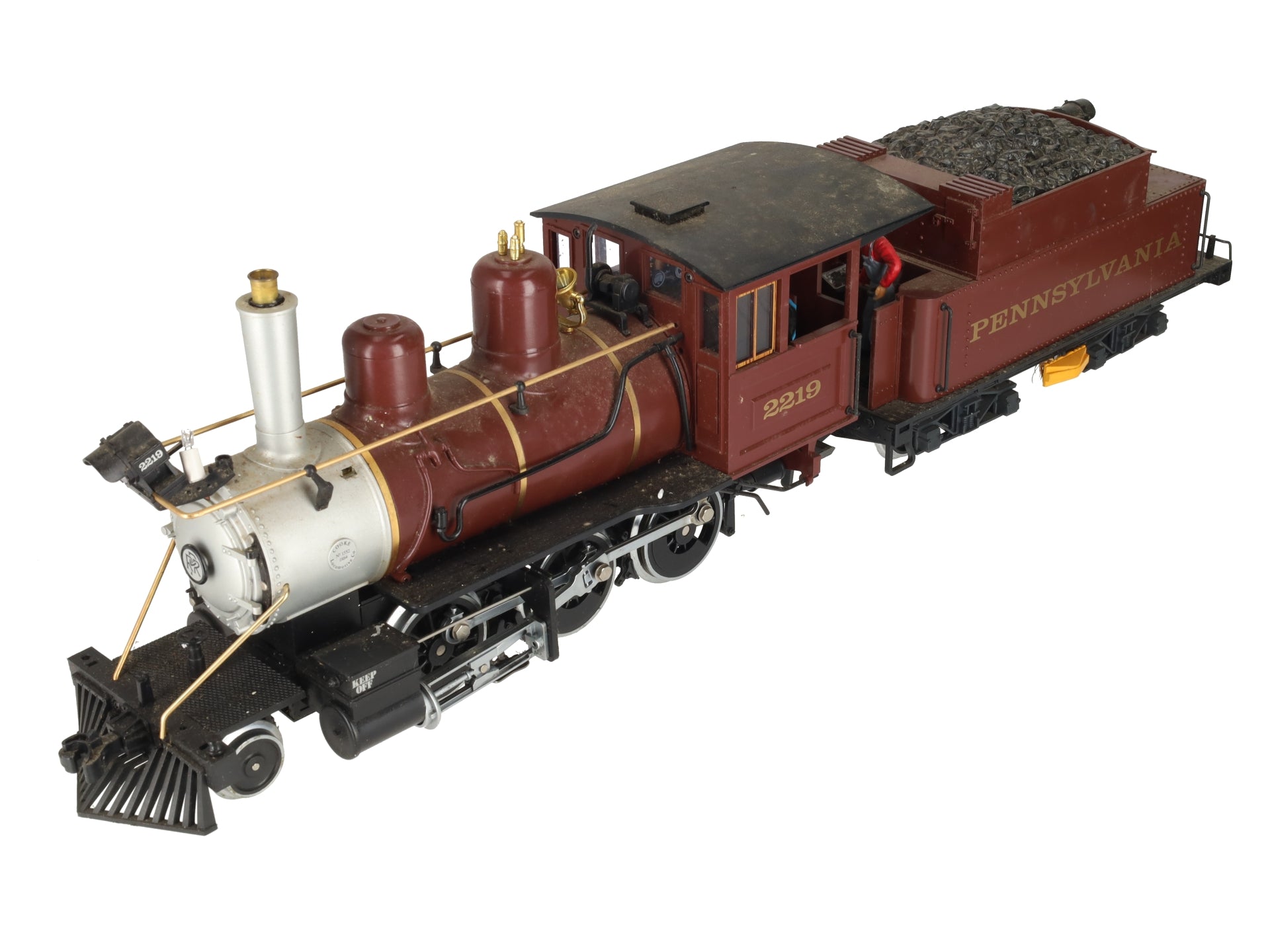 LGB 2219S G Pennsylvania 2-6-0 Mogul Steam Locomotive and Tender VG/Box