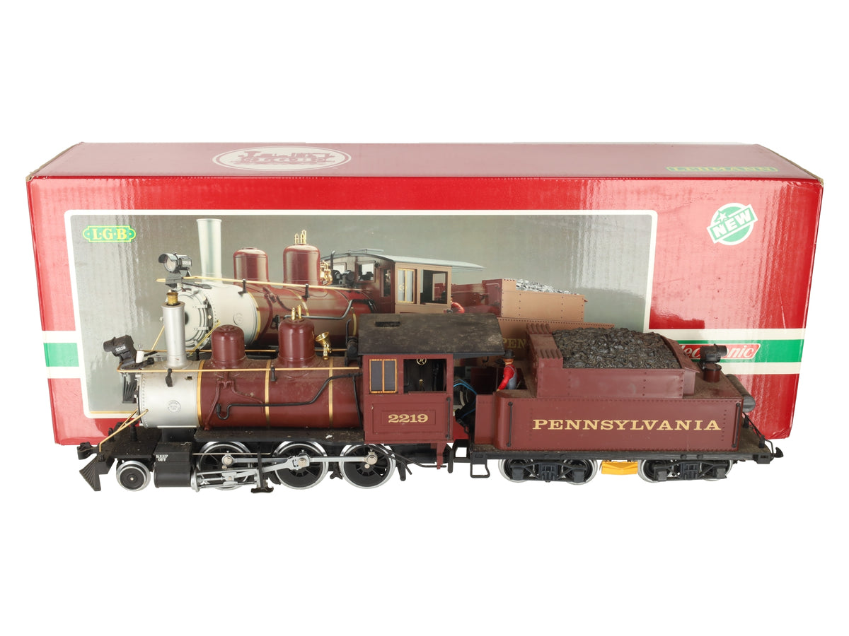 LGB 2219S G Pennsylvania 2-6-0 Mogul Steam Locomotive and Tender VG/Box