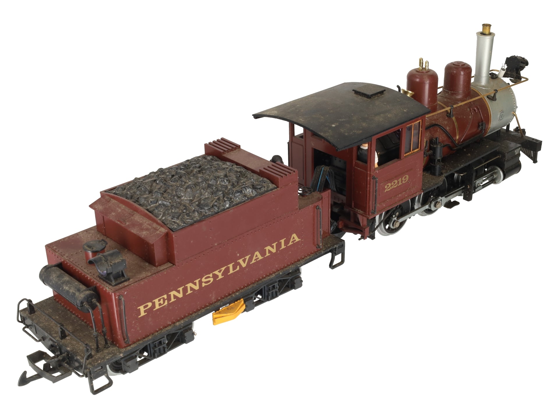 LGB 2219S G Pennsylvania 2-6-0 Mogul Steam Locomotive and Tender VG/Box