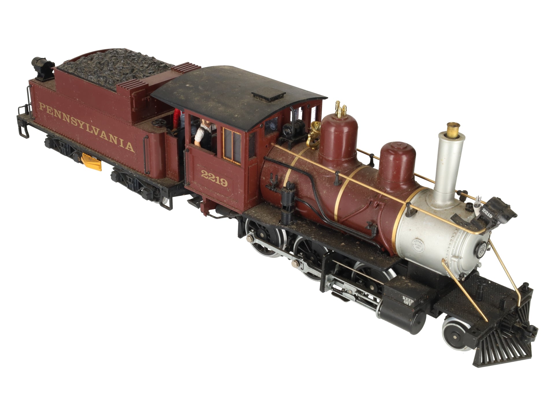 LGB 2219S G Pennsylvania 2-6-0 Mogul Steam Locomotive and Tender VG/Box
