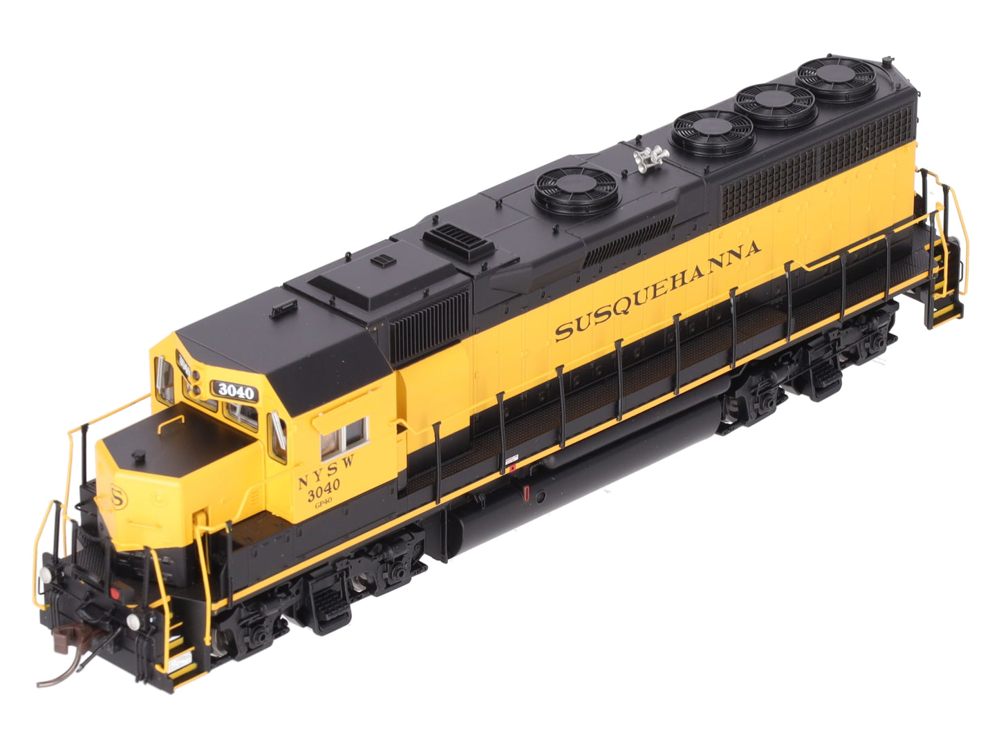 Atlas 10004023 HO Scale Susquehanna Silver Series GP40 Diesel Locomotive #3040 EX/Box