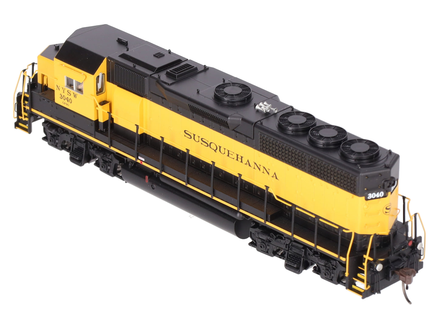 Atlas 10004023 HO Scale Susquehanna Silver Series GP40 Diesel Locomotive #3040 EX/Box