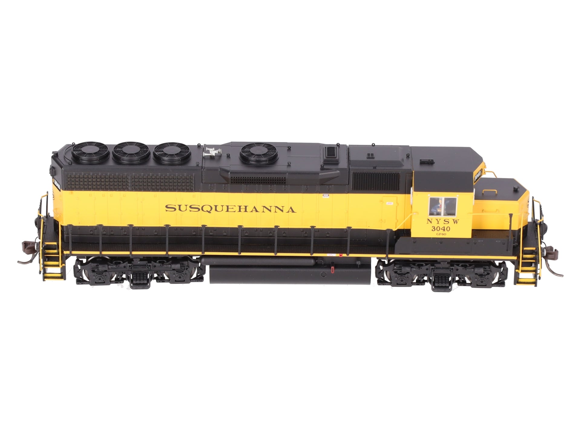 Atlas 10004023 HO Scale Susquehanna Silver Series GP40 Diesel Locomotive #3040 EX/Box