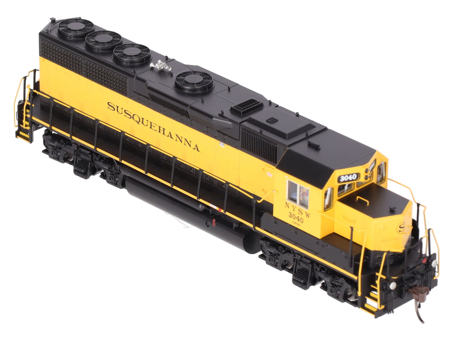 Atlas 10004023 HO Scale Susquehanna Silver Series GP40 Diesel Locomotive #3040 EX/Box
