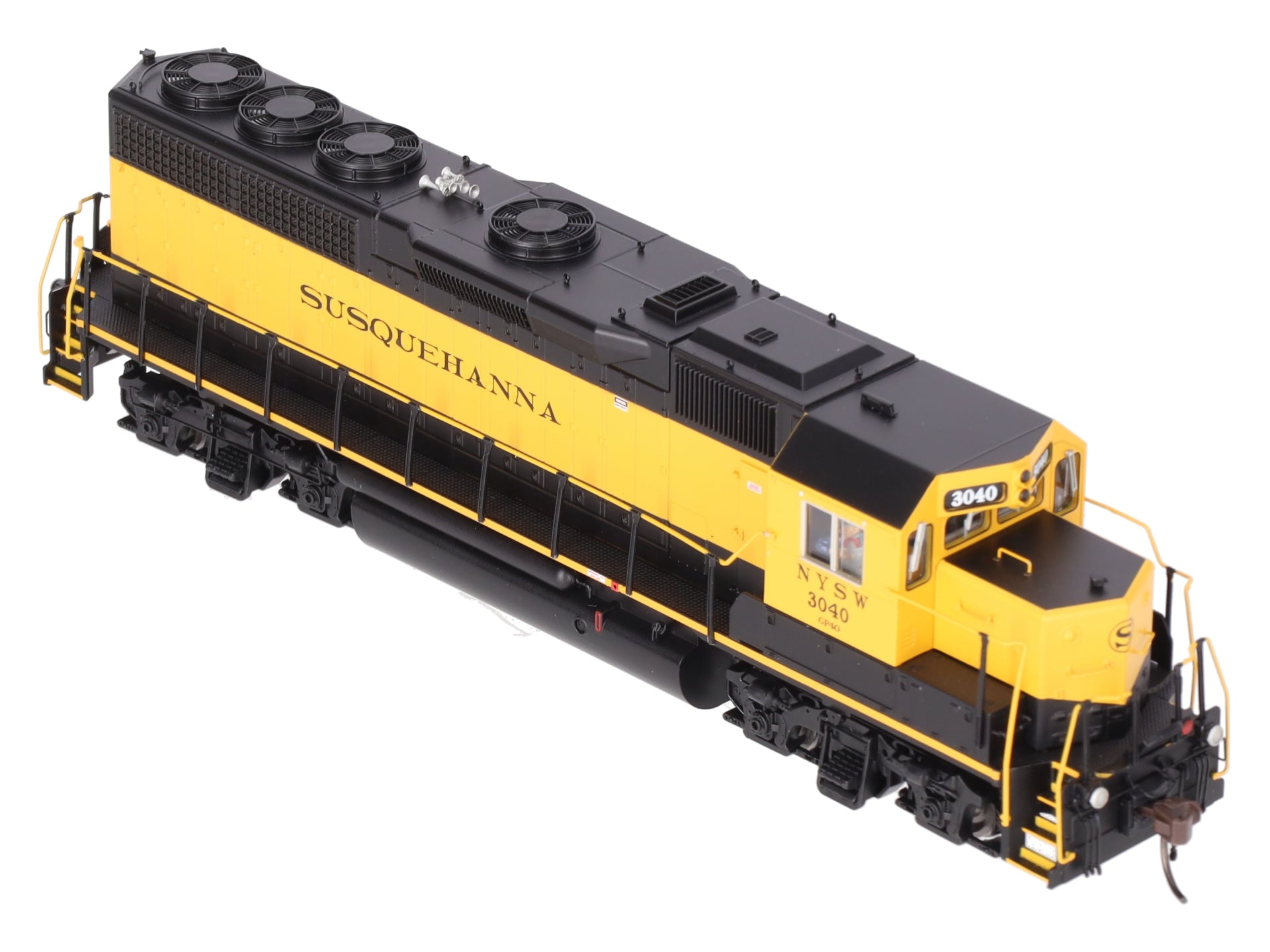 Atlas 10004023 HO Scale Susquehanna Silver Series GP40 Diesel Locomotive #3040 EX/Box