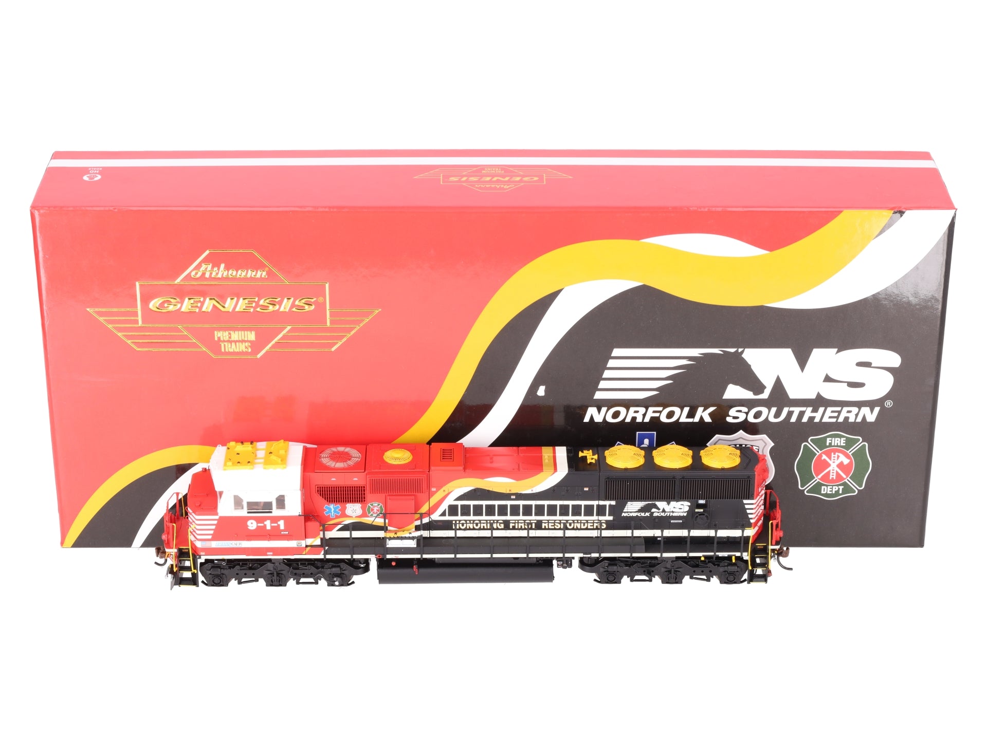 Athearn G65200 HO Scale Norfolk Southern SD60E Diesel Locomotive #911 EX/Box