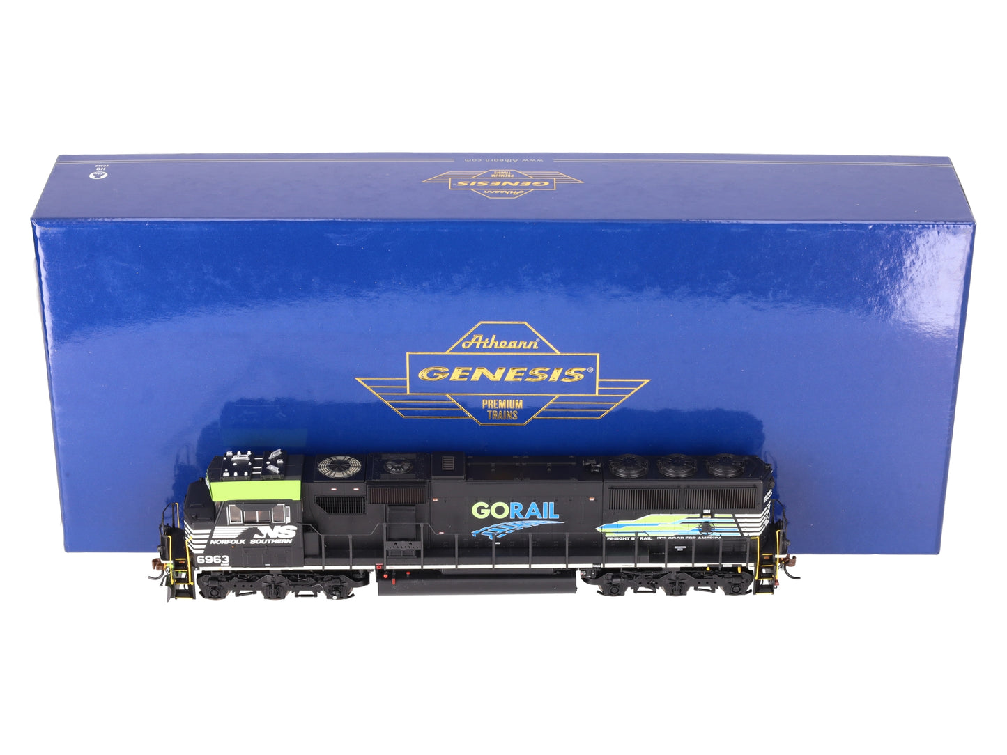 Athearn G65208 HO Scale Norfolk Southern SD60E Diesel Locomotive #6963 EX/Box