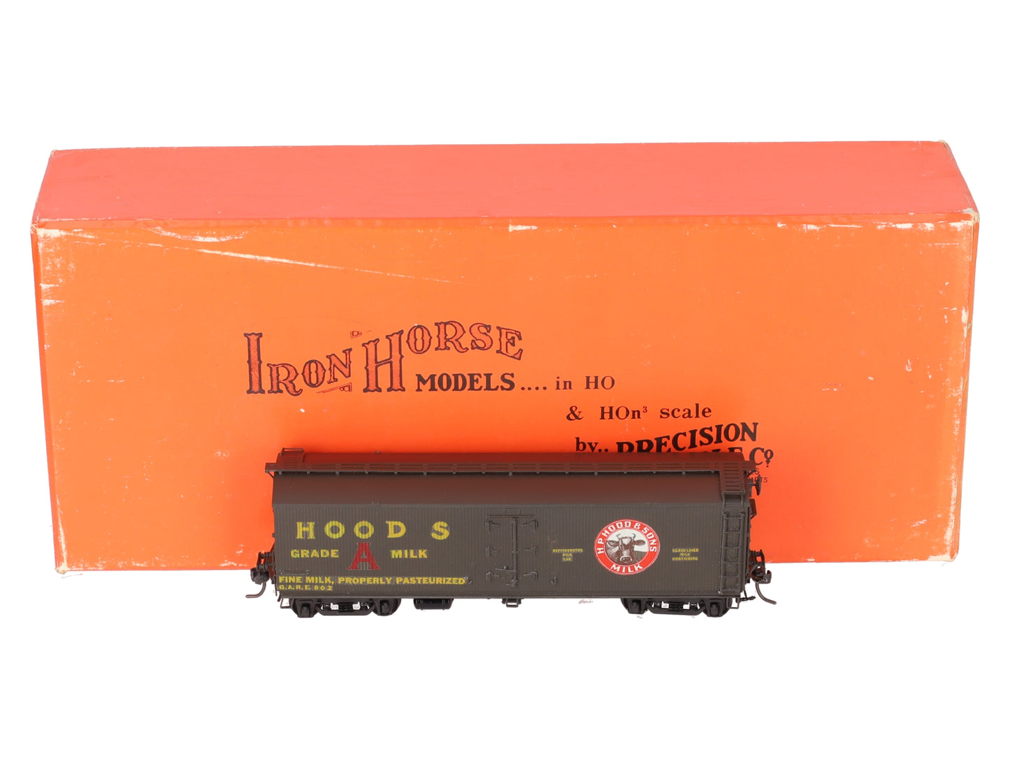 Precision Scale Company 15680 HO BRASS Custom Hood's Milk Tank Car- F/P EX/Box