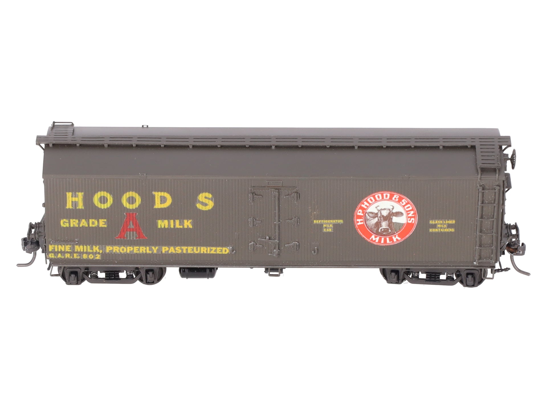 Precision Scale Company 15680 HO BRASS Custom Hood's Milk Tank Car- F/P EX/Box