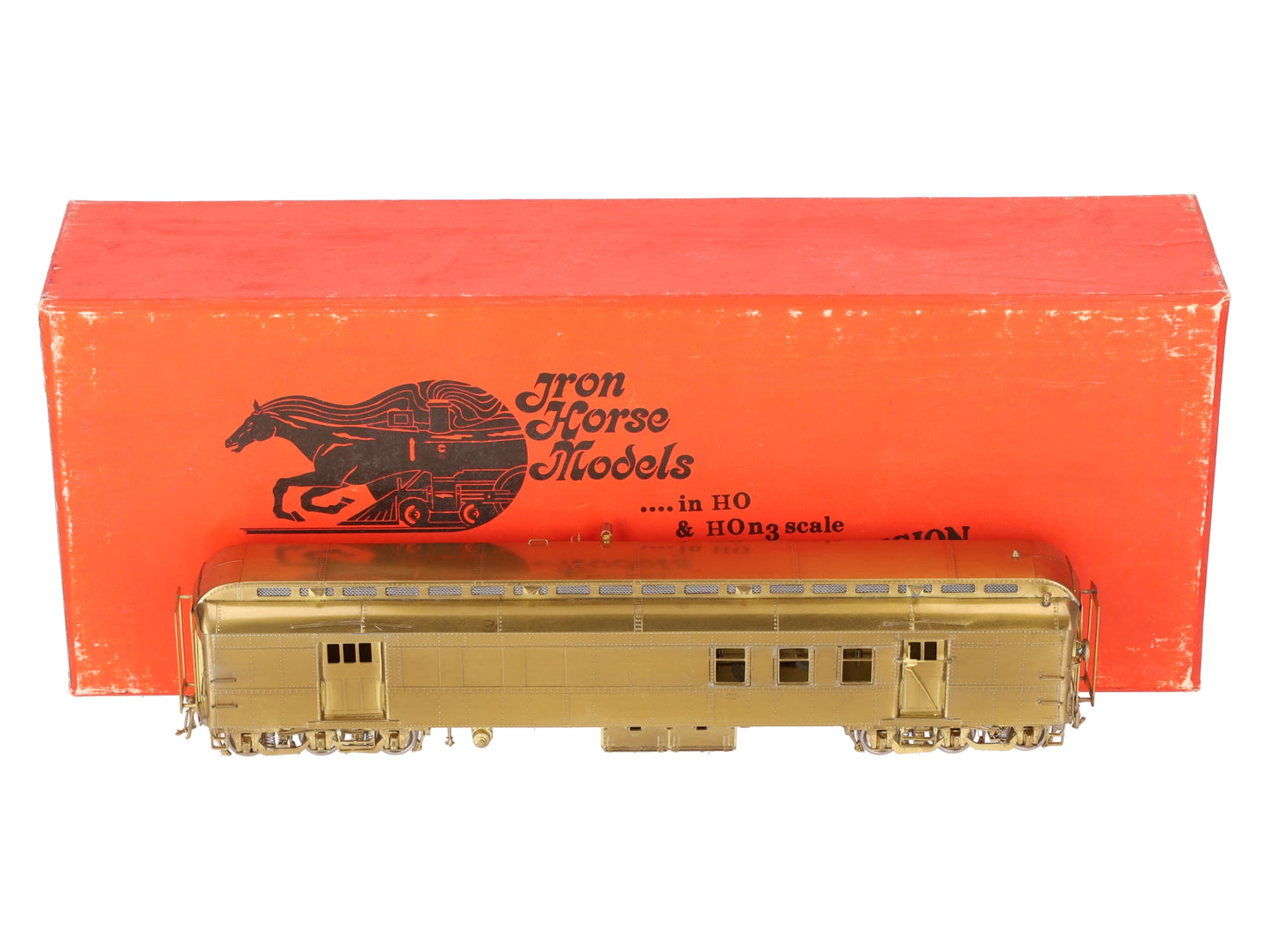 Precision Scale Company 15608 HO BRASS 1400 Series RPO/Baggage Car- Unpainted EX/Box