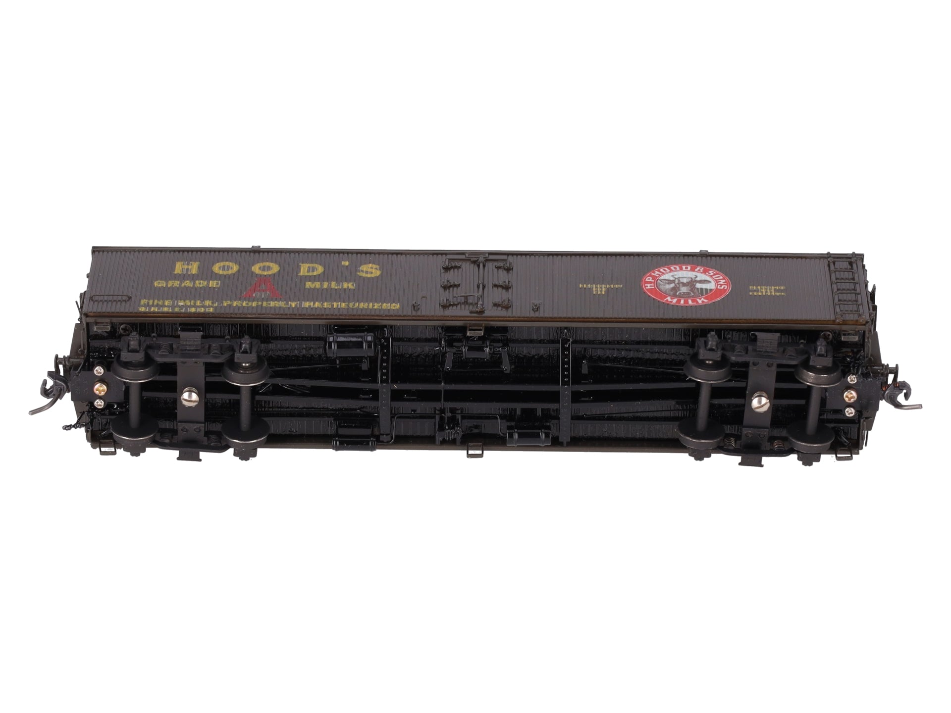 Precision Scale Co. 15690 HO Custom Hood's Wood Sheathed Milk Tank Car- F/P EX/Box