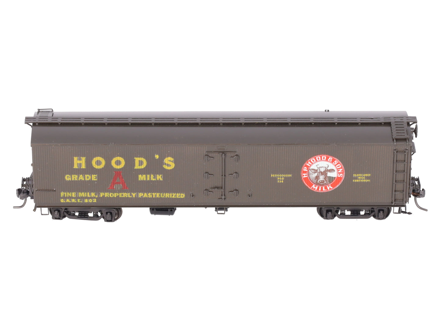 Precision Scale Co. 15690 HO Custom Hood's Wood Sheathed Milk Tank Car- F/P EX/Box